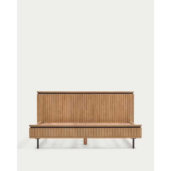 LICIA BED 160 X 200 CM MANGO WOOD AND...