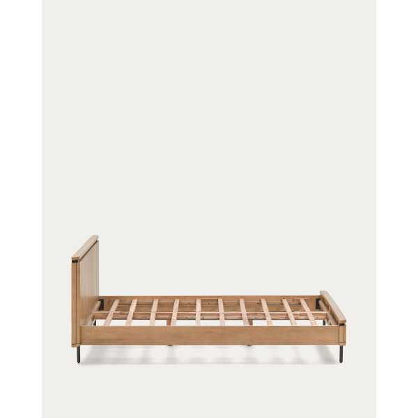 LICIA BED 160 X 200 CM MANGO WOOD AND...