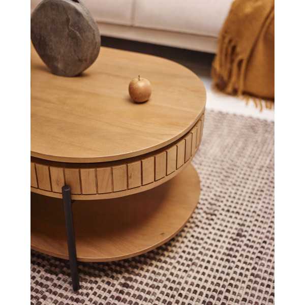 TABLE BASSE LICIA BOIS MASSIF DE...