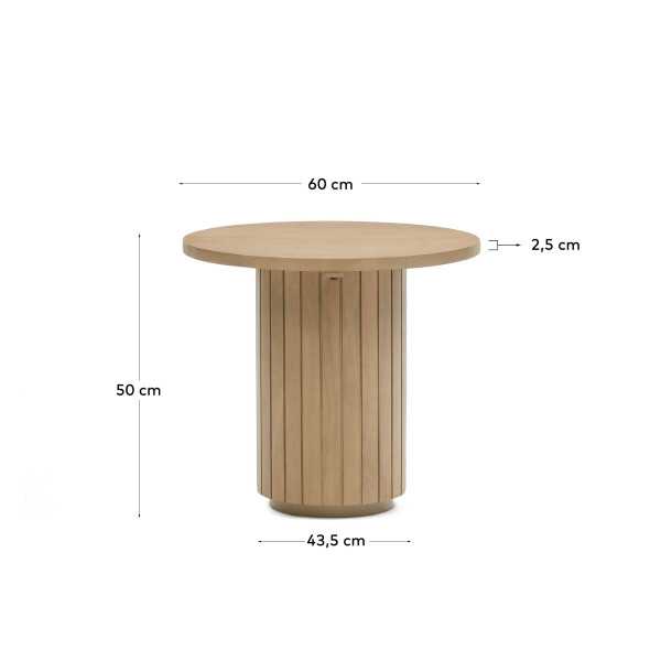 LICIA COFFEE TABLE Ø 60 CM SOLID...