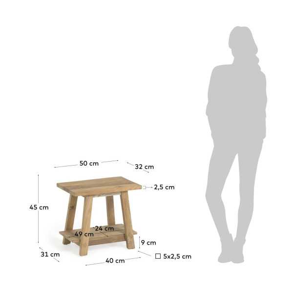 REPOSE-PIEDS SAFARA 50 x 32 CM BOIS...