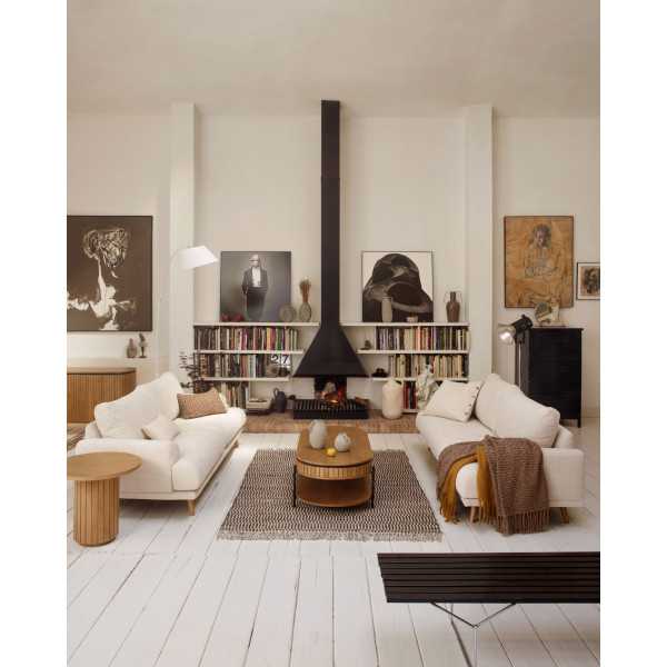 CANAPE KARIN 3 PLACES 231 CM  BEIGE