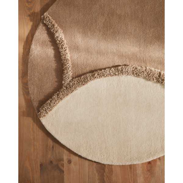 DAIANNA ROUND CARPET Ø 120 CM BROWN...
