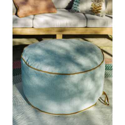 DALILA POUF Ø 60CM IN GREEN... 2