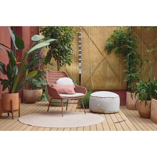 DALILA POUF Ø 60CM EM PET VERDE