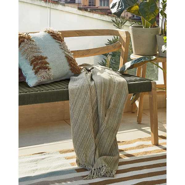 DALILA CUSHION COVER WITH BROWN AND...