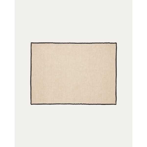 LOT DE 2 SETS DE TABLE MIRNA EN LIN...