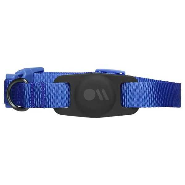 SUPPORT AIRTAG POUR COLIER DE CHIEN BLEU ET NOIR