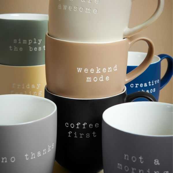 CANECA 350 ML MODA MODE DE SEMANA