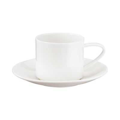 TASSE ET SOUCOUPE A TABLE 200 ML BLANC