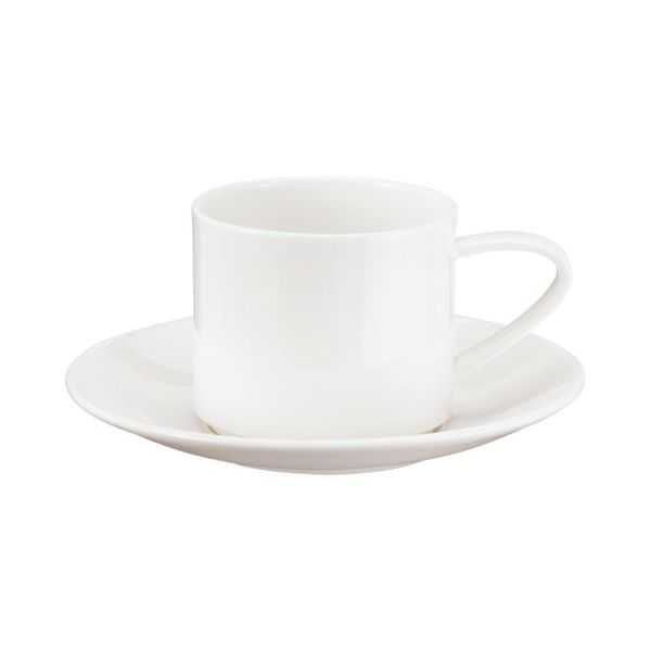 CUP AND SAUCER 200 ML WHITE