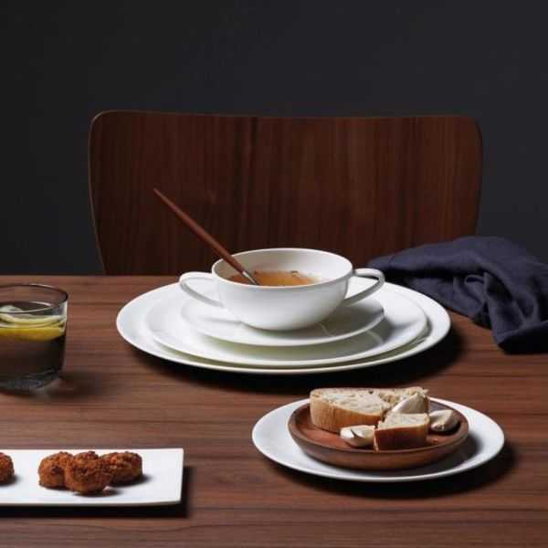 ASSIETTE PLATE A TABLE 26.5 CM BLANC