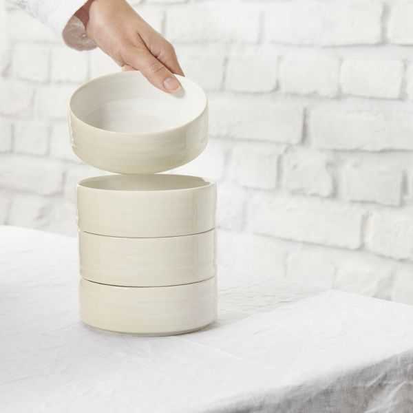 PASTA PLATE 19 CM SPARKLING WHITE