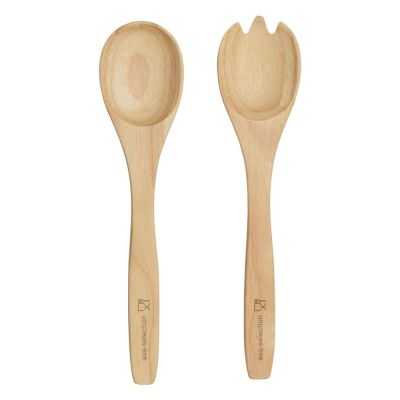 NATURAL WOOD SALAD SERVER