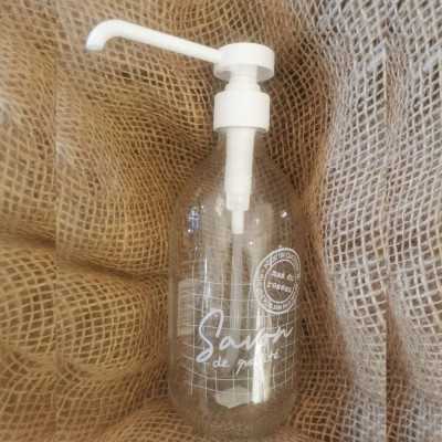 BOUTEILLE EN VERRE GIVREE... 2