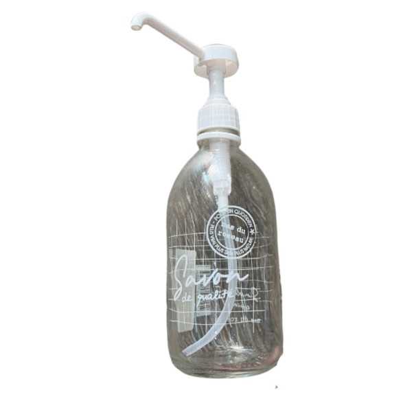 GARRAFA VIDRO FOSCO 500ML