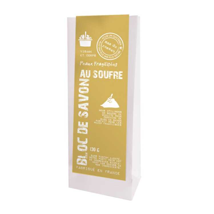 BLOCO DE SABÃO DE ENXOFRE 130g