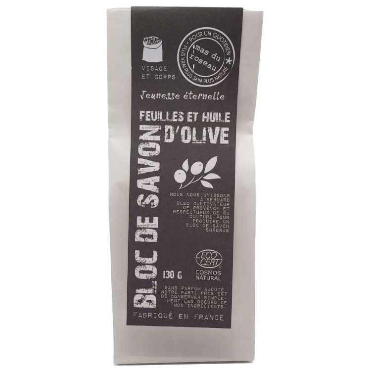 BLOC DE SAVON FEUILLES ET HUILE D'OLIVE
