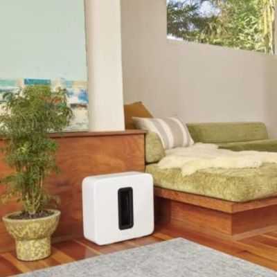 CAISSON DE BASSE SUB V3 BLANC 2