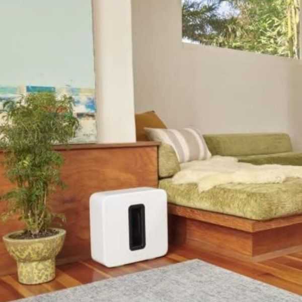 CAISSON DE BASSE SUB V3 BLANC