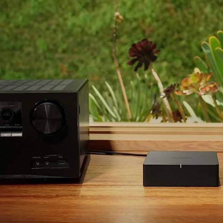 REPRODUTOR DE ÁUDIO DE REDE MULTIROOM PORTA EU PRETO