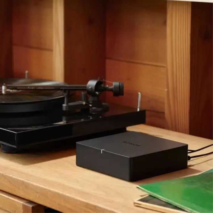 REPRODUTOR DE ÁUDIO DE REDE MULTIROOM PORTA EU PRETO