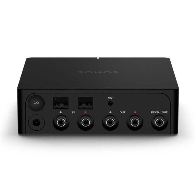 NETWORK AUDIO PLAYER MULTIROOM PORT EU BLACK