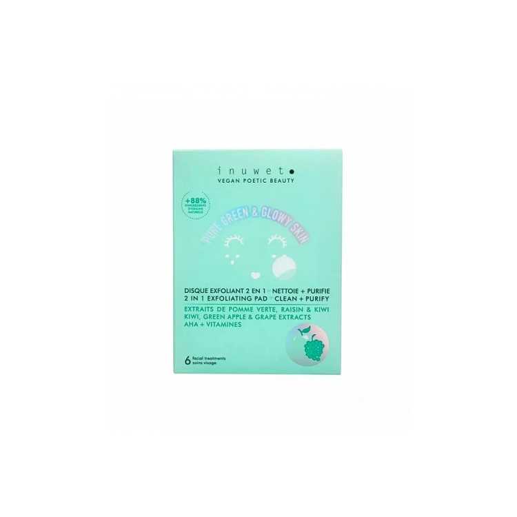 2 IN 1 EXFOLIATING DISC CLEANS AND PURIFIES...