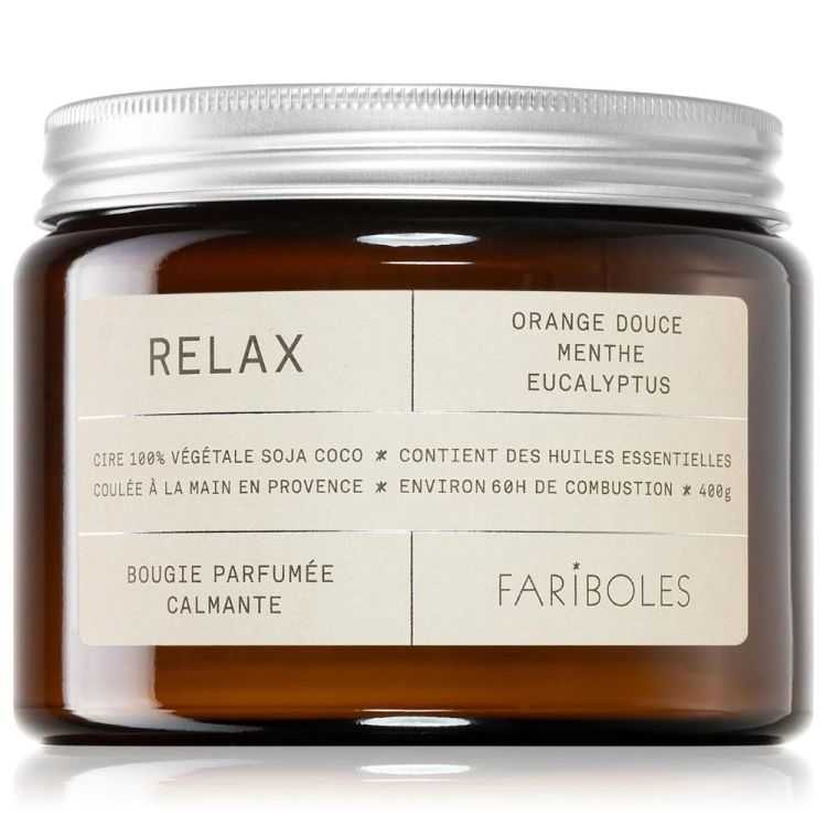 VELA LARANJA DOCE MENTA EUCALIPTO RELAX 400GR