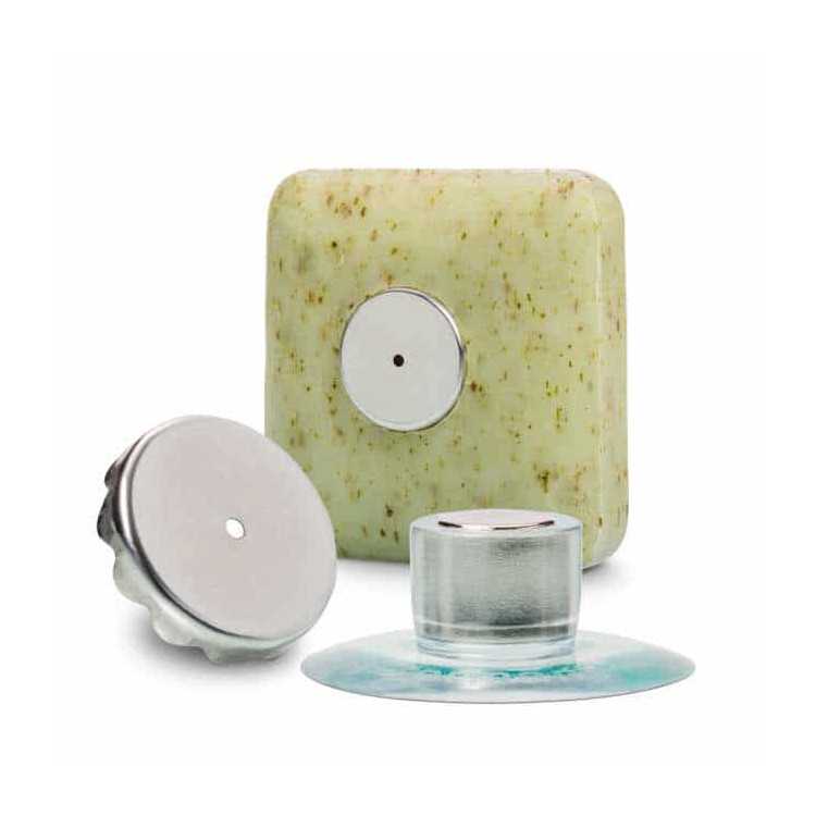 PORTE SAVON AIMANTE AVEC FIXATION VENTOUSE