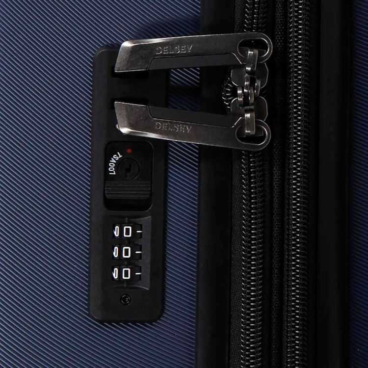 VALISE TROLLEY EXTENSIBLE AIR ARMOUR 68 CM BLEU NUIT