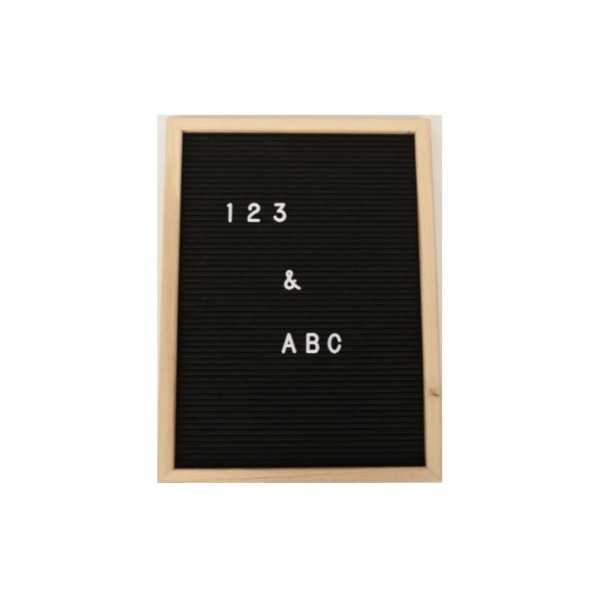 PROVÉRBIO CARTA QUADRO LETRA GM PRETO