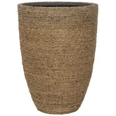 POT DE FLEUR BEN XL PAILLE