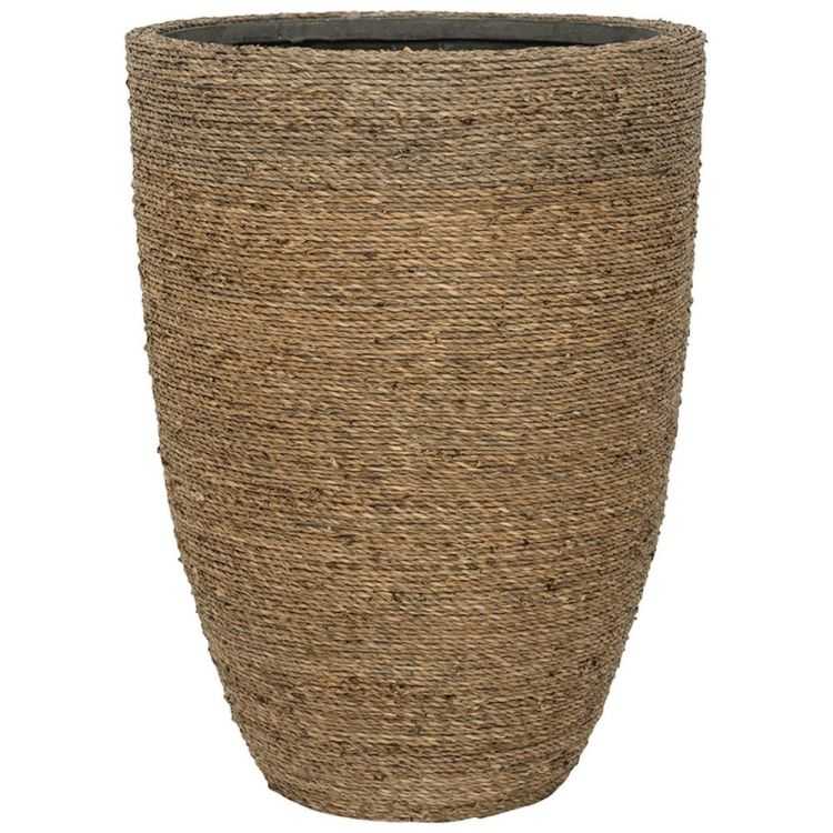 POT DE FLEUR BEN XL PAILLE
