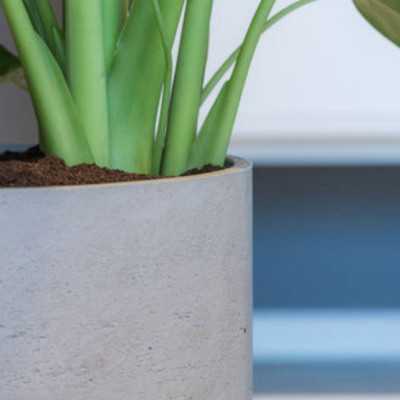 FLOWER POT CHARLIE L LAVA BLACK 2