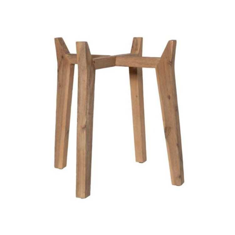 SUPPORT HAUT POUR POT DE FLEUR BLANC DELAVE