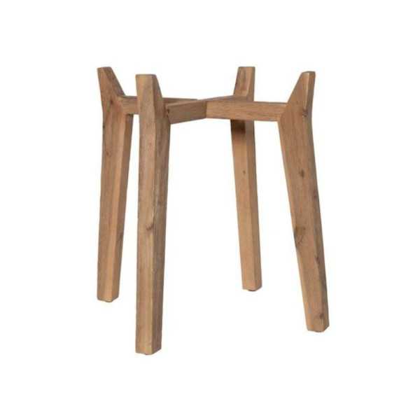 SUPPORT HAUT POUR POT DE FLEUR BLANC DELAVE