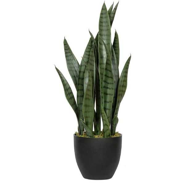 SANSEVIERIA ARTIFICIEL EN POT S VERT