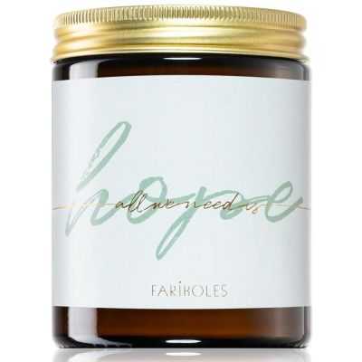 BOUGIE ALL WE NEED IS HOPE MUSC DES NEIGES 140G