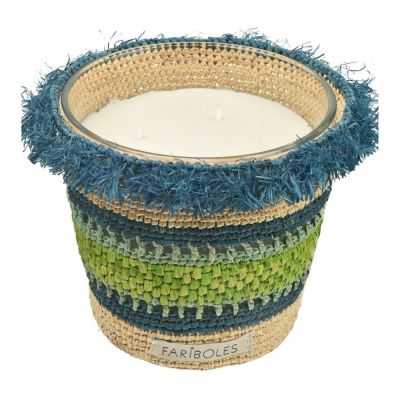 BOUGIE RAYURE ALIZE YLANG PAMPLEMOUSSE 400G