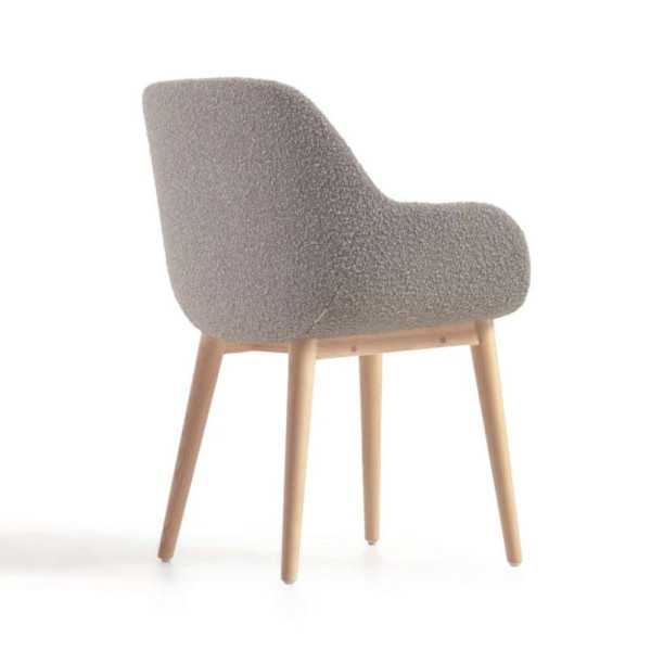 CHAISE KONNA AVEC PIEDS EN BOIS DE FRENE ---- ATTENTION 2 COLIS ----