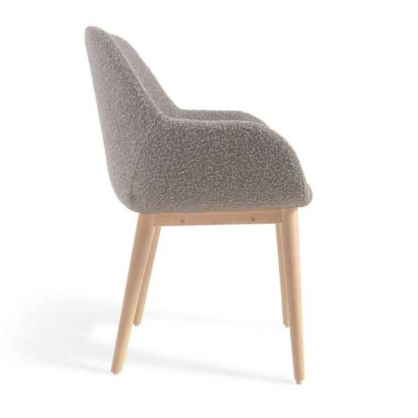 CHAISE KONNA AVEC PIEDS EN BOIS DE FRENE ---- ATTENTION 2 COLIS ----