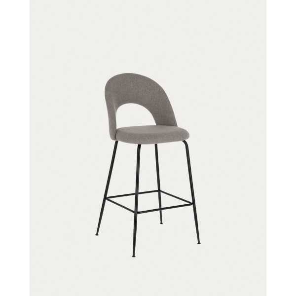 MAHALIA STOOL LIGHT GRAY HEIGHT 63 CM