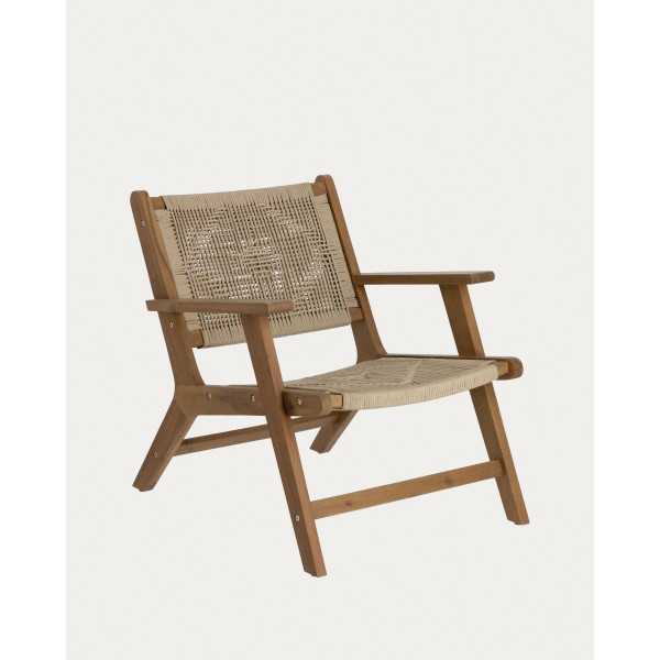 FAUTEUIL GERALDA EN BOIS D’ACACIA...