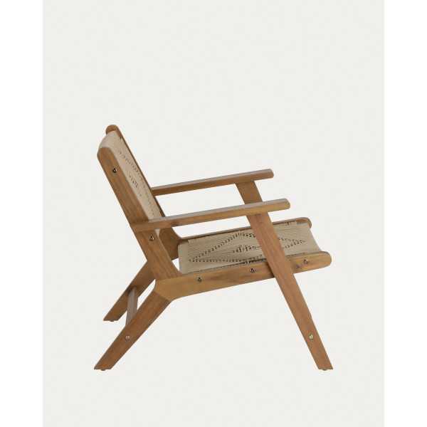 GERALDA ARMCHAIR IN ACACIA WOOD WITH...