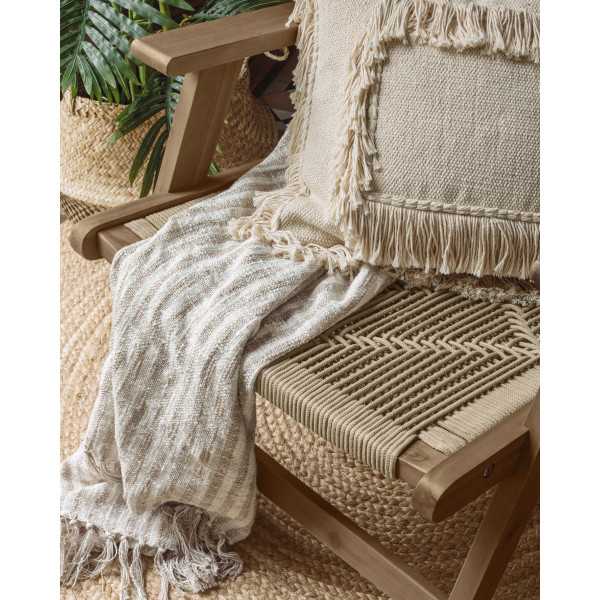 FAUTEUIL GERALDA EN BOIS D’ACACIA...