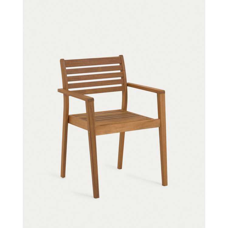 HANZEL GARDEN CHAIR IN 100% FSC SOLID ACACIA WOOD