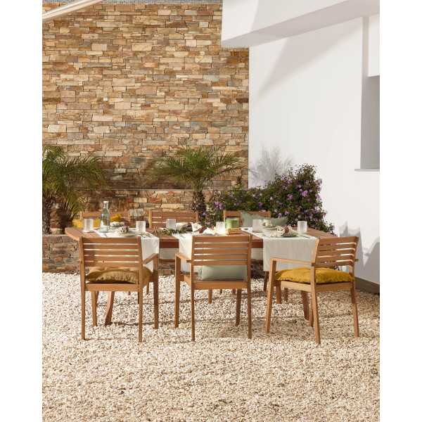 HANZEL GARDEN CHAIR IN 100% FSC SOLID...