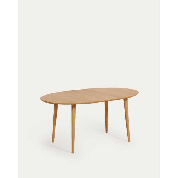 MESA DE JANTAR EXTENSÍVEL OVAL OQUI...