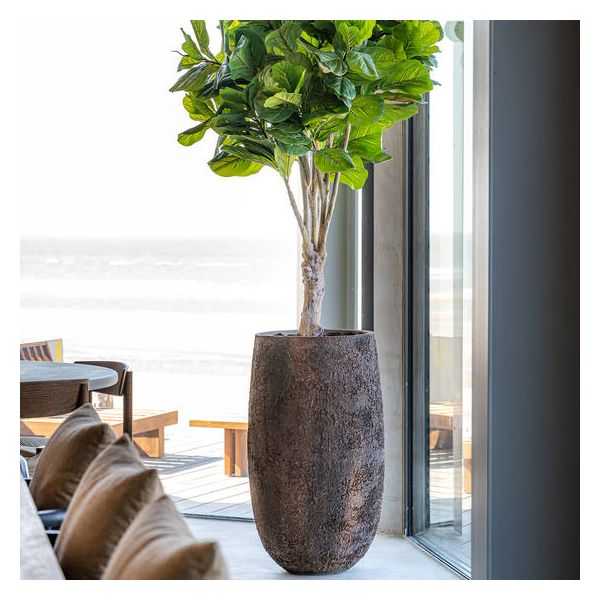 POT DE FLEUR TARB XL MARRON IMPERIAL